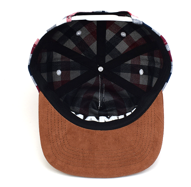 Peace Keeper Hat (Red and Blue Plaid)