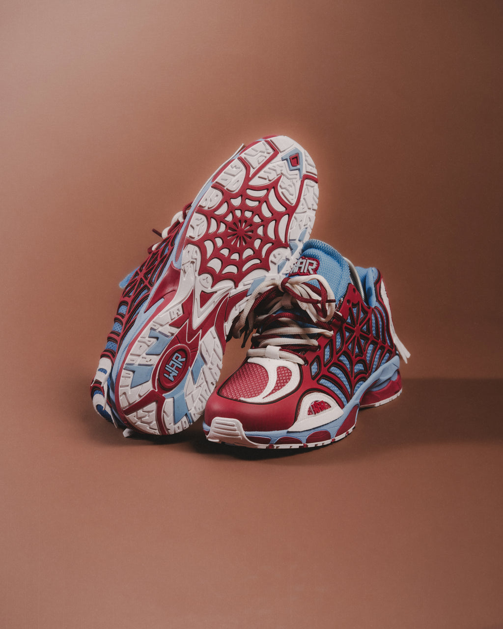Lepidoptera Web Runners Blue/Maroon (Pre-Order)