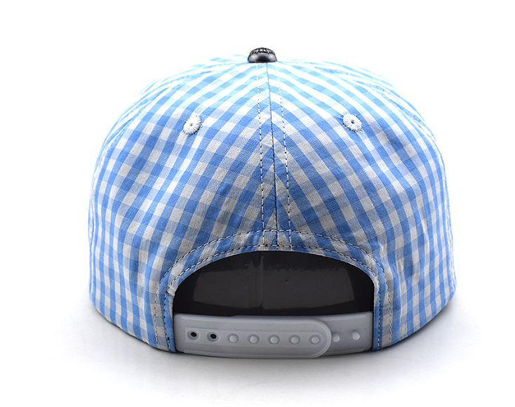 Peace Keeper Hat (Blue Plaid)